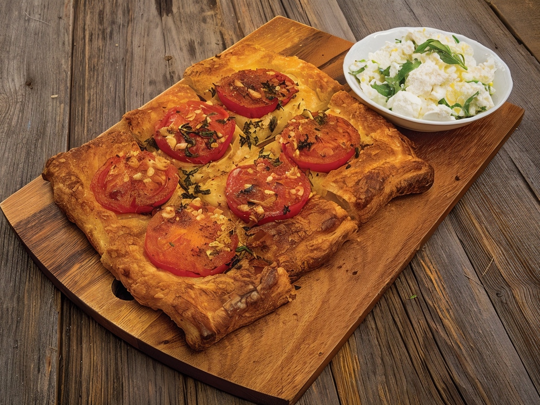 Tomato Tart with Feta and Tarragon