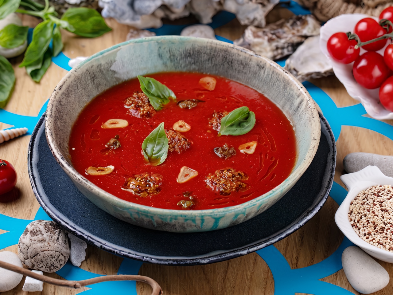 Tomato Soup with Arancini