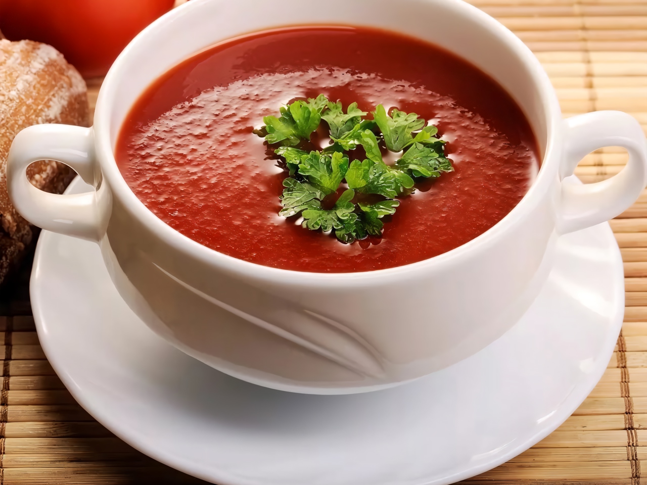 Tomato Soup with Onions