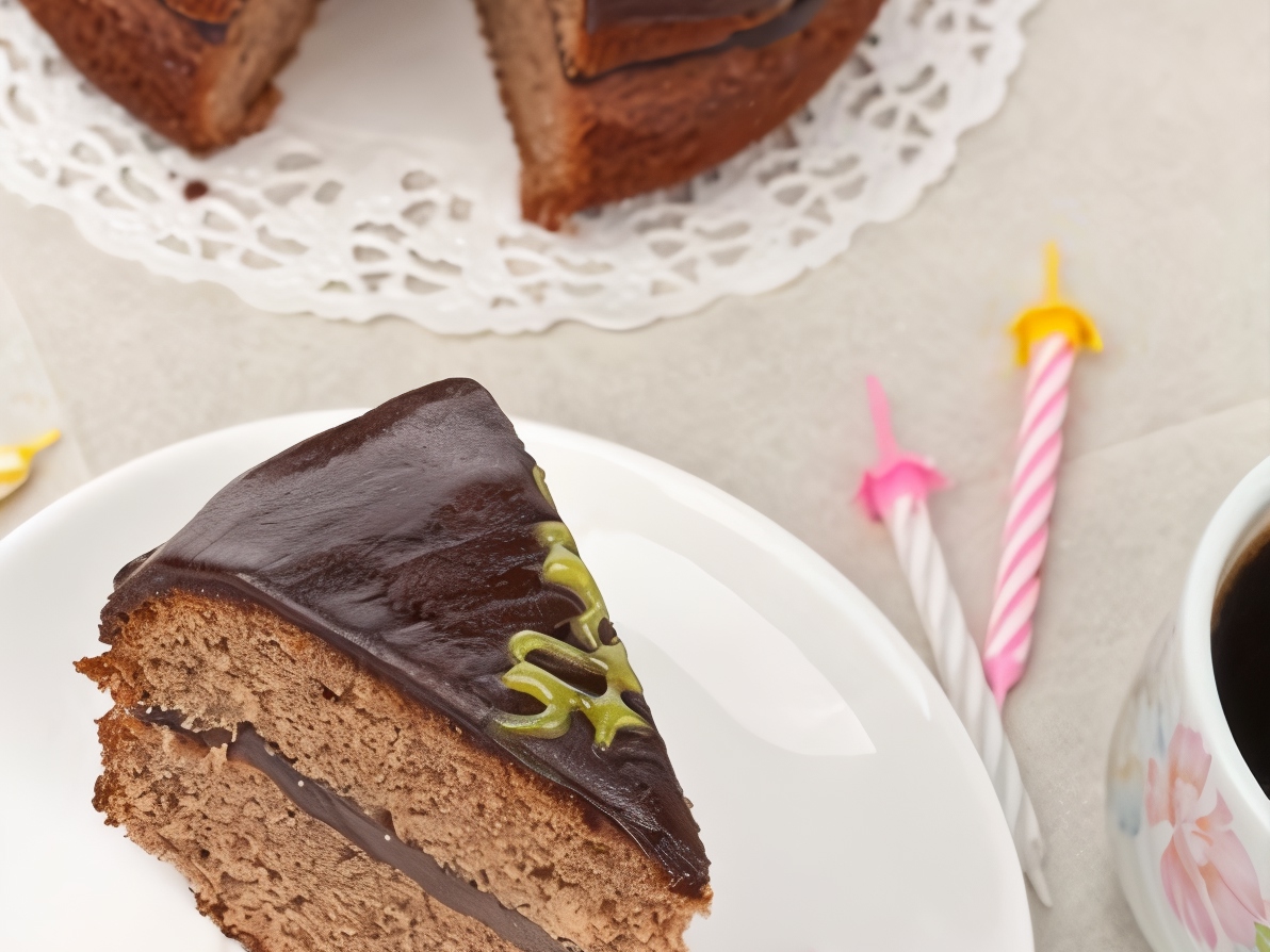 Rye Cracker Cake with Chocolate Cream