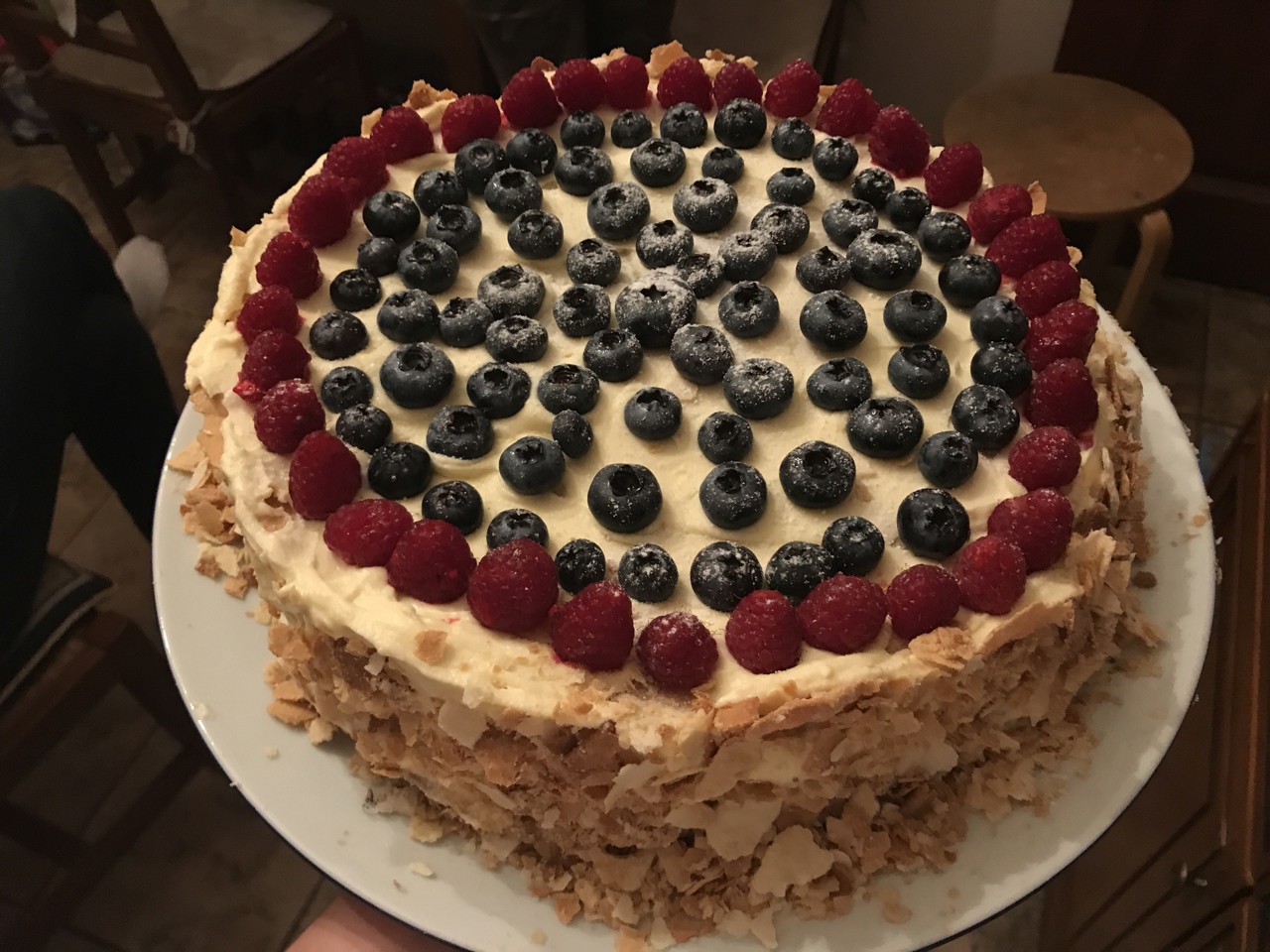 Napoleon Cake with Condensed Milk Cream