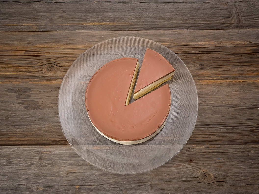 Bird's Milk Cake in Milk Chocolate