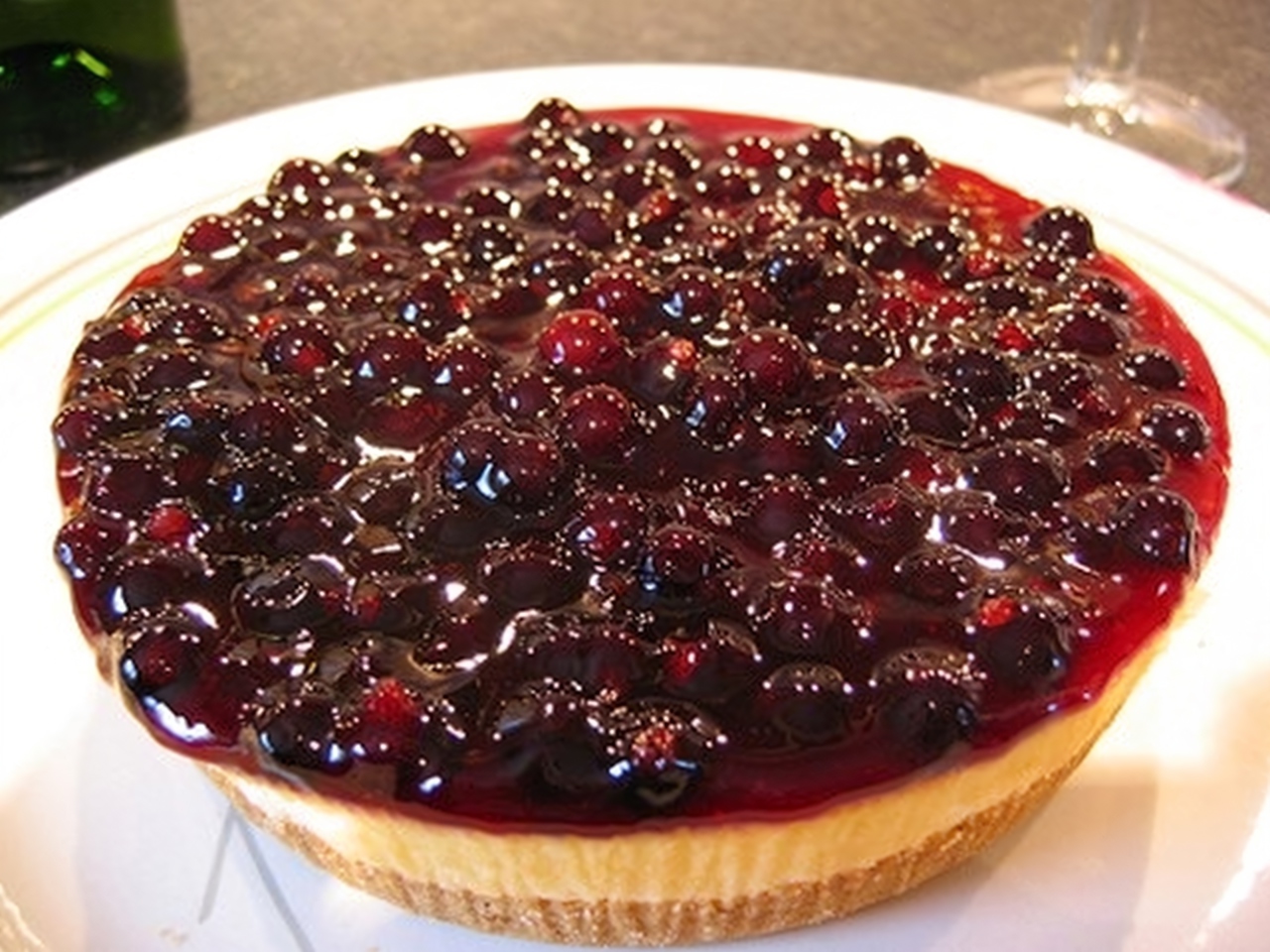 Persimmon and Blackcurrant Cake
