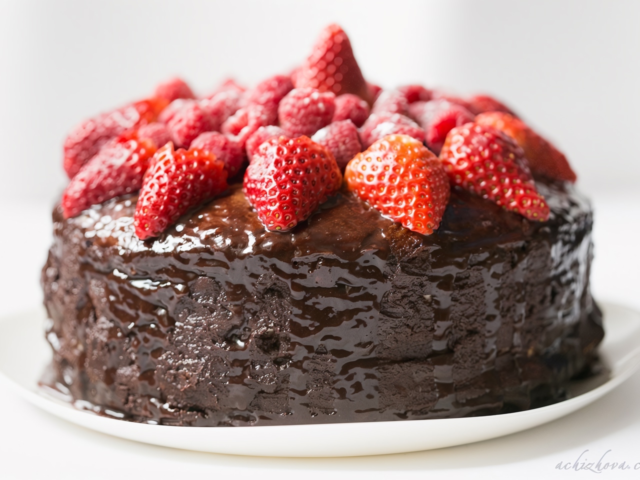 Chocolate Berry Cake with Mascarpone