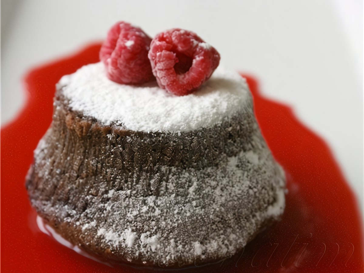 Tortino with Hot Chocolate