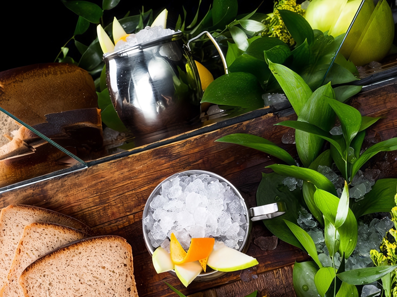 Herb Smash with Kvass