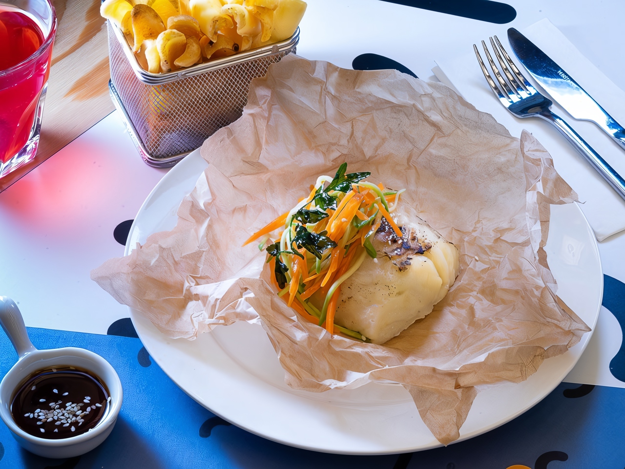 Cod Baked in Parchment