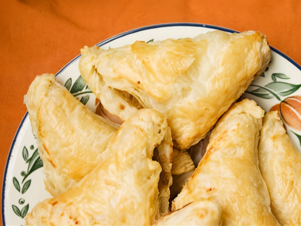 Triangular Spinach and Cheese Pies