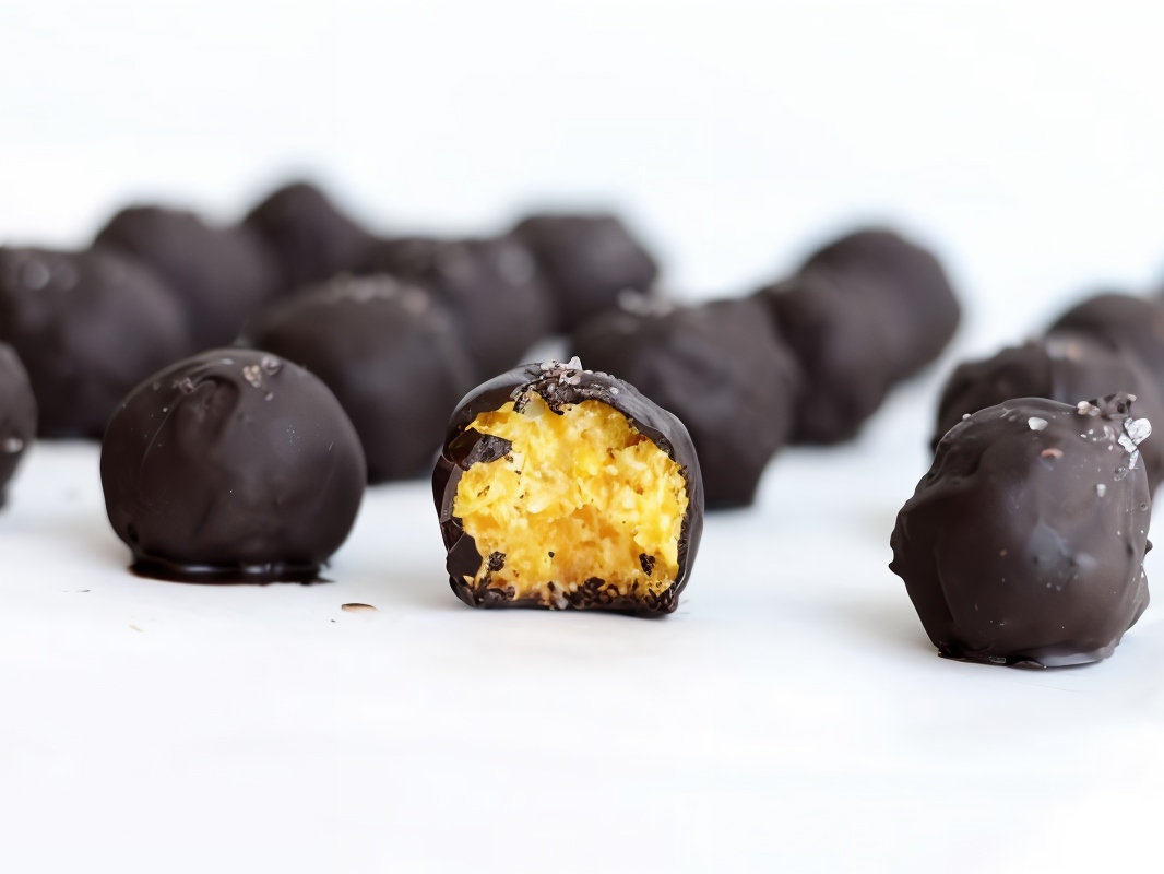 Coconut and Dried Apricot Truffles