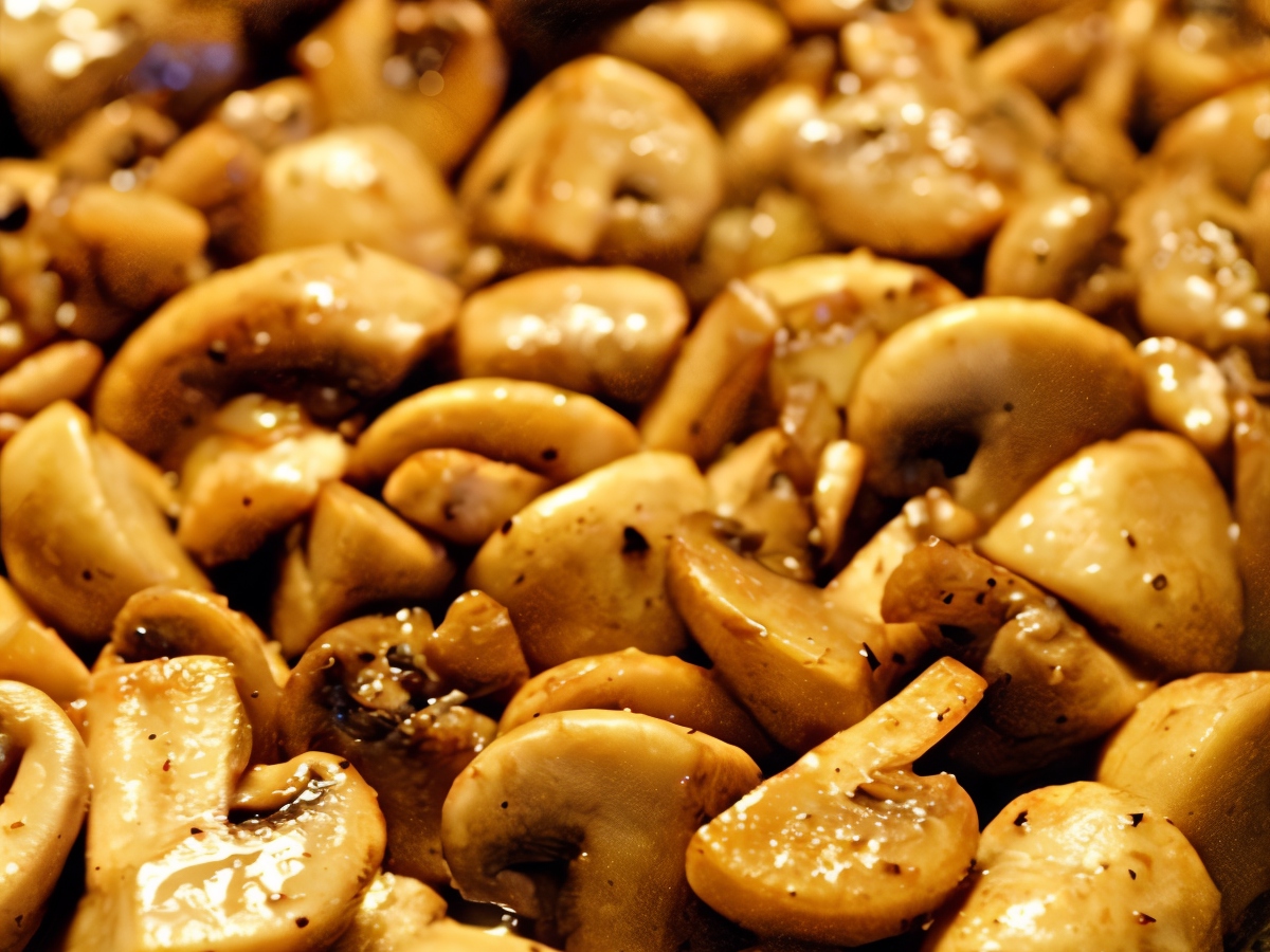 Mushrooms Stewed in Meat Broth