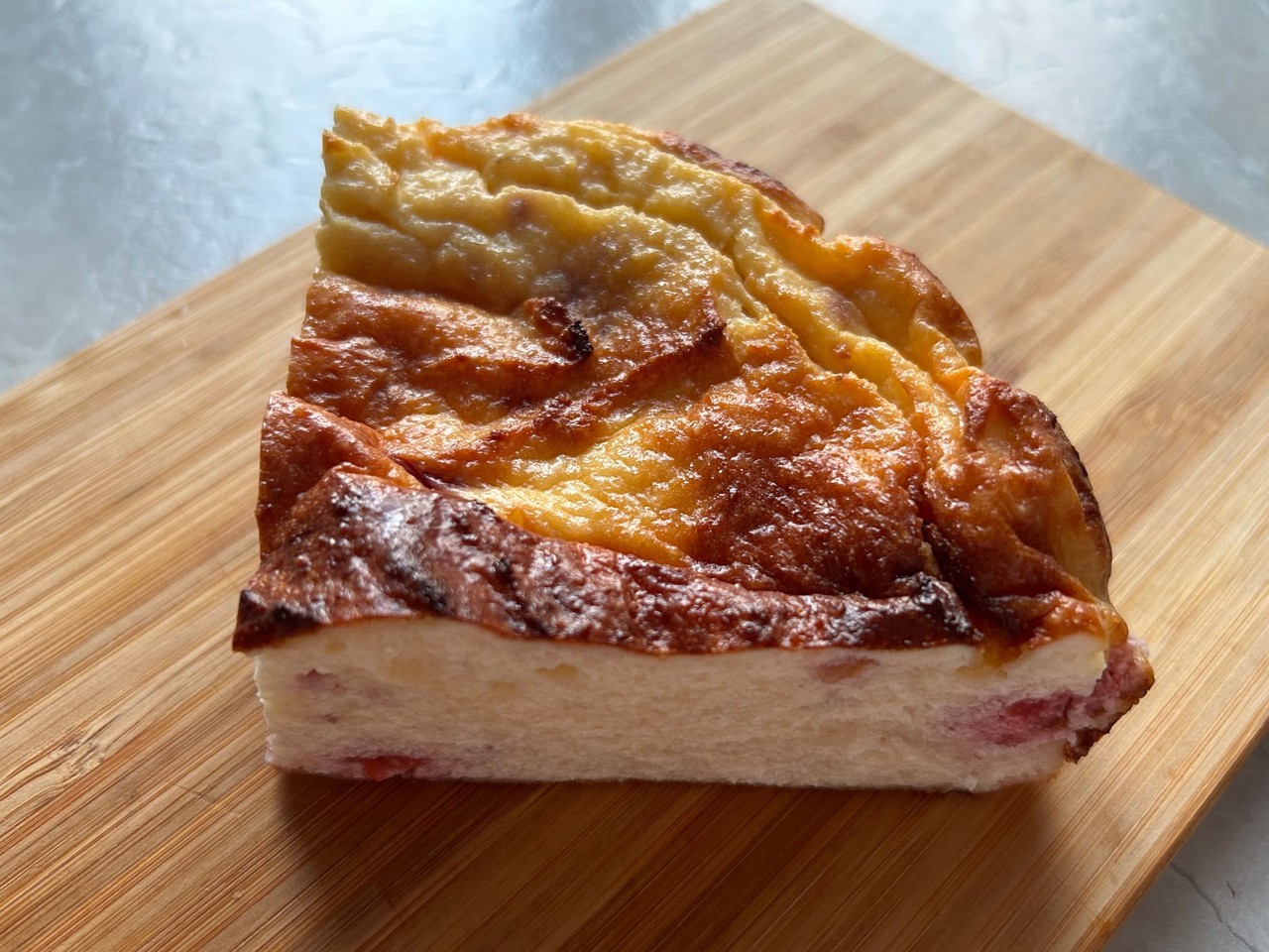 Cottage Cheese Casserole with Raspberries