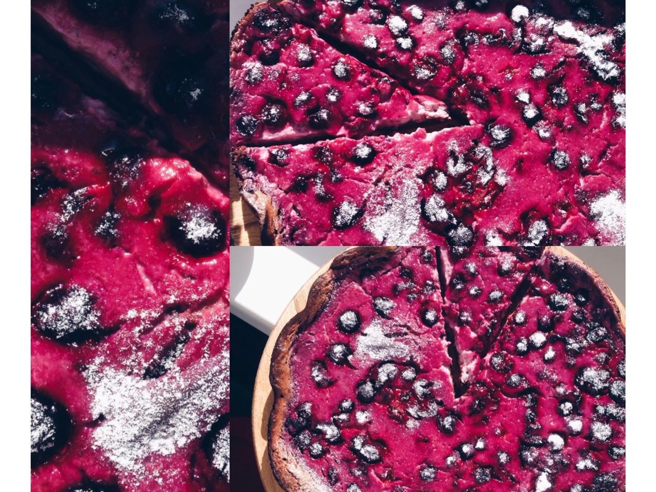 Cottage Cheese Brownies with Blackcurrant "Chocolate Blackcurrant"