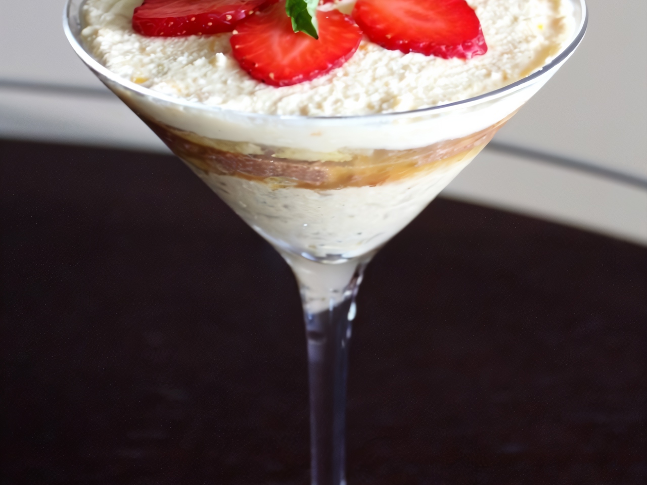 Cottage Cheese Trifle with Apples and Cinnamon