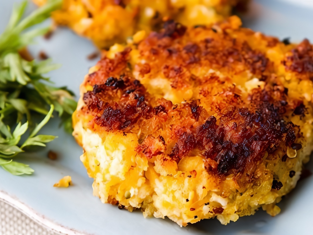 Pumpkin Fritters with Onion and Garlic