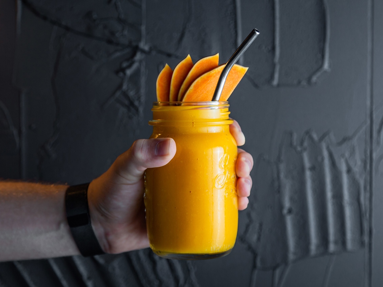 Pumpkin Smoothie with Flaxseeds