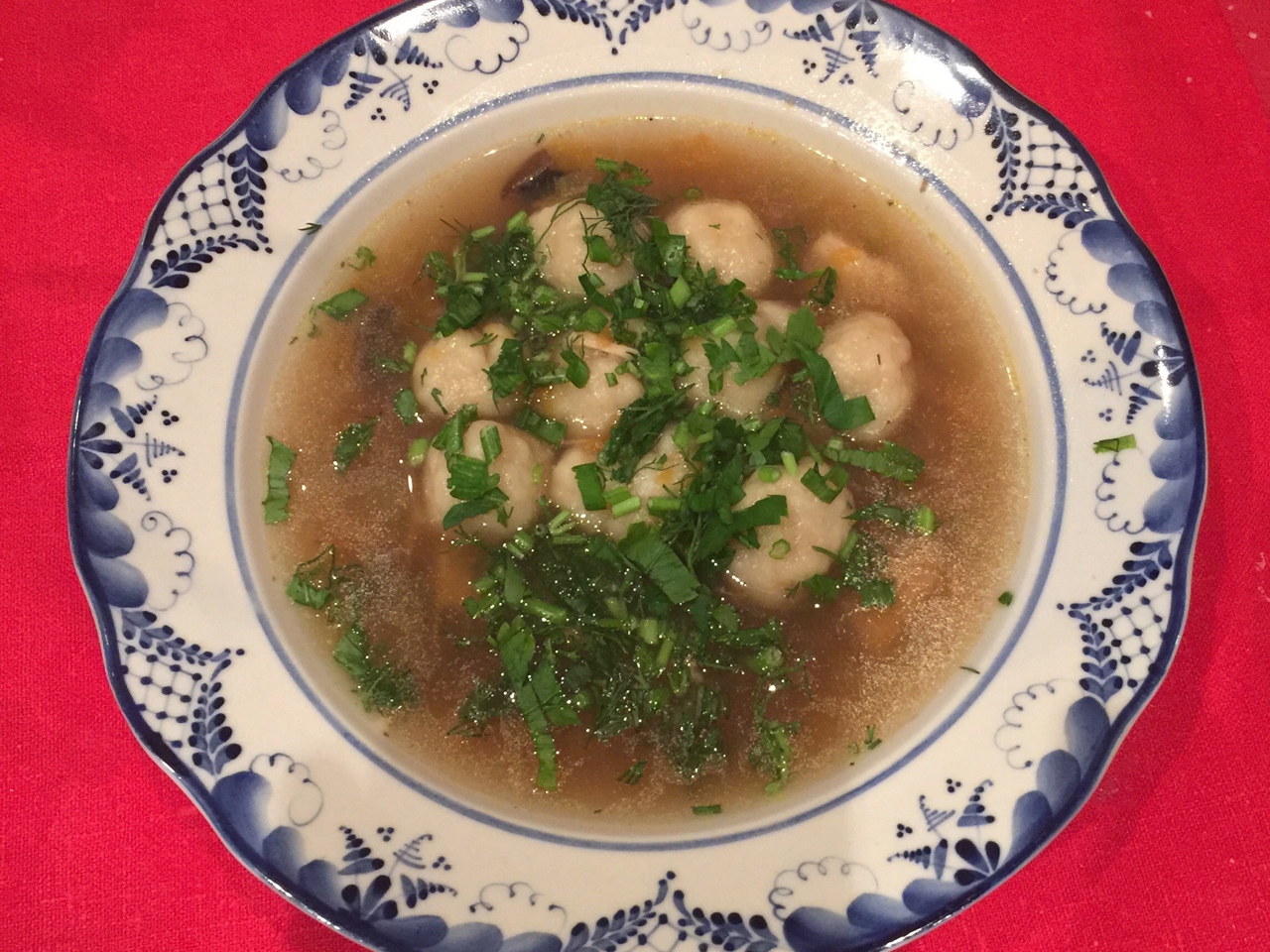 Суп с галушками: рецепт с фото и пошаговым описанием