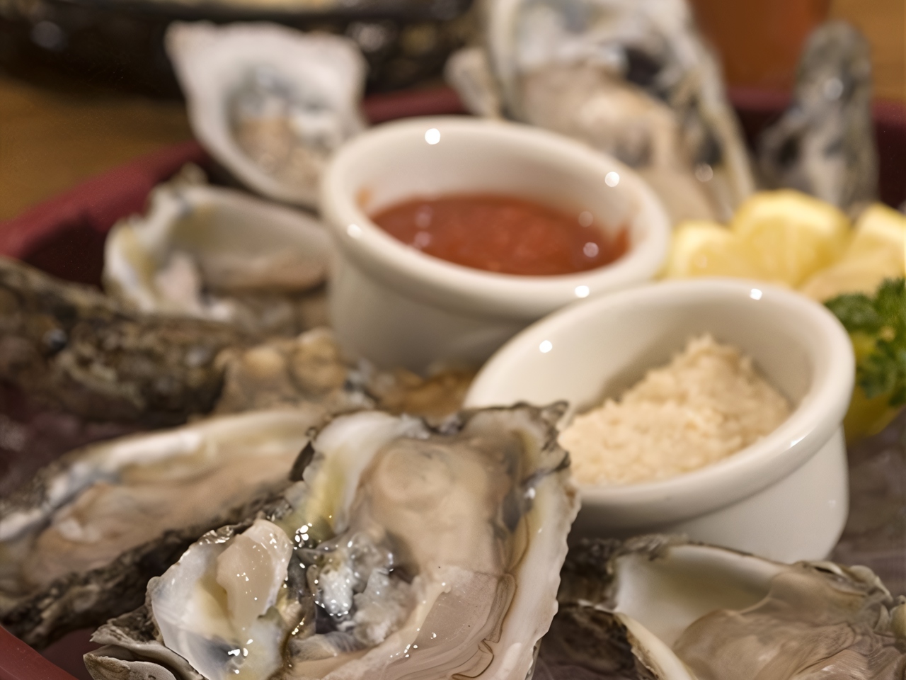Oysters on the Half Shell with Pernod Sauce