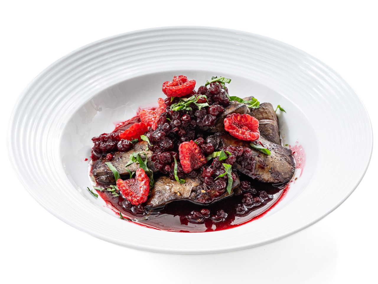 Duck Liver with Berry Sauce