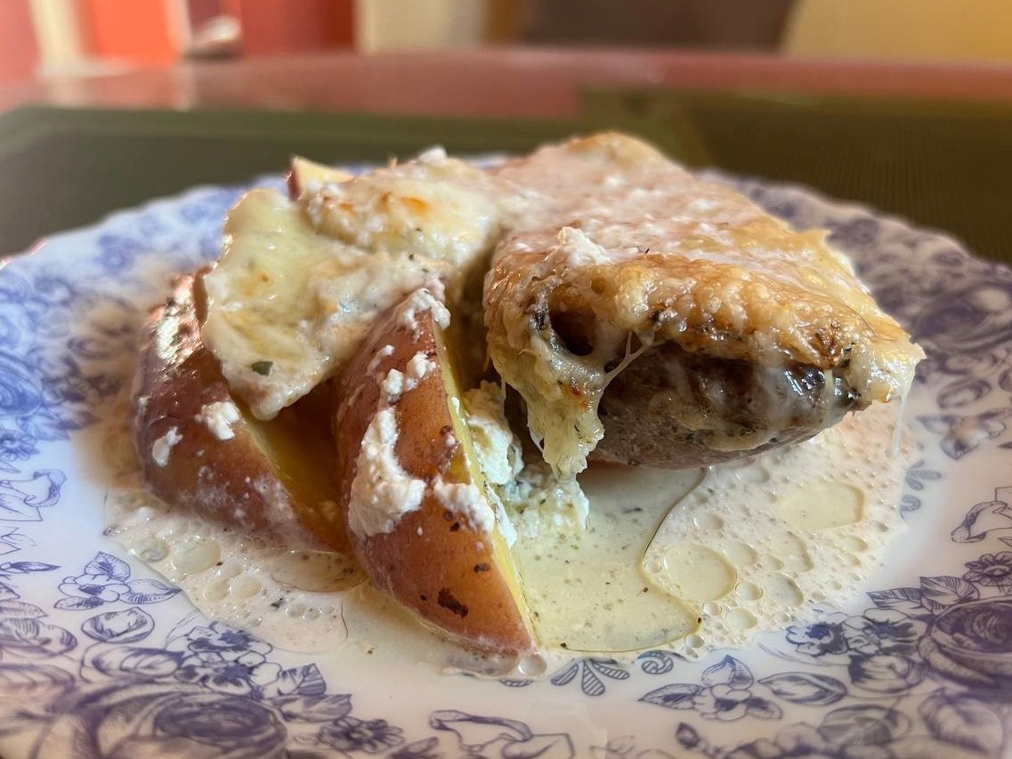 Duck Breasts Stewed with Potatoes in Cream Sauce