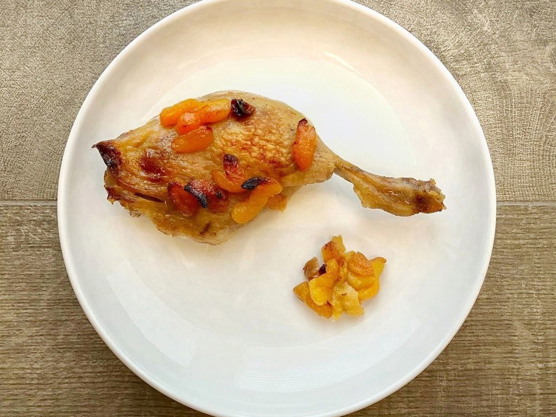 Duck Legs with Dried Apricots