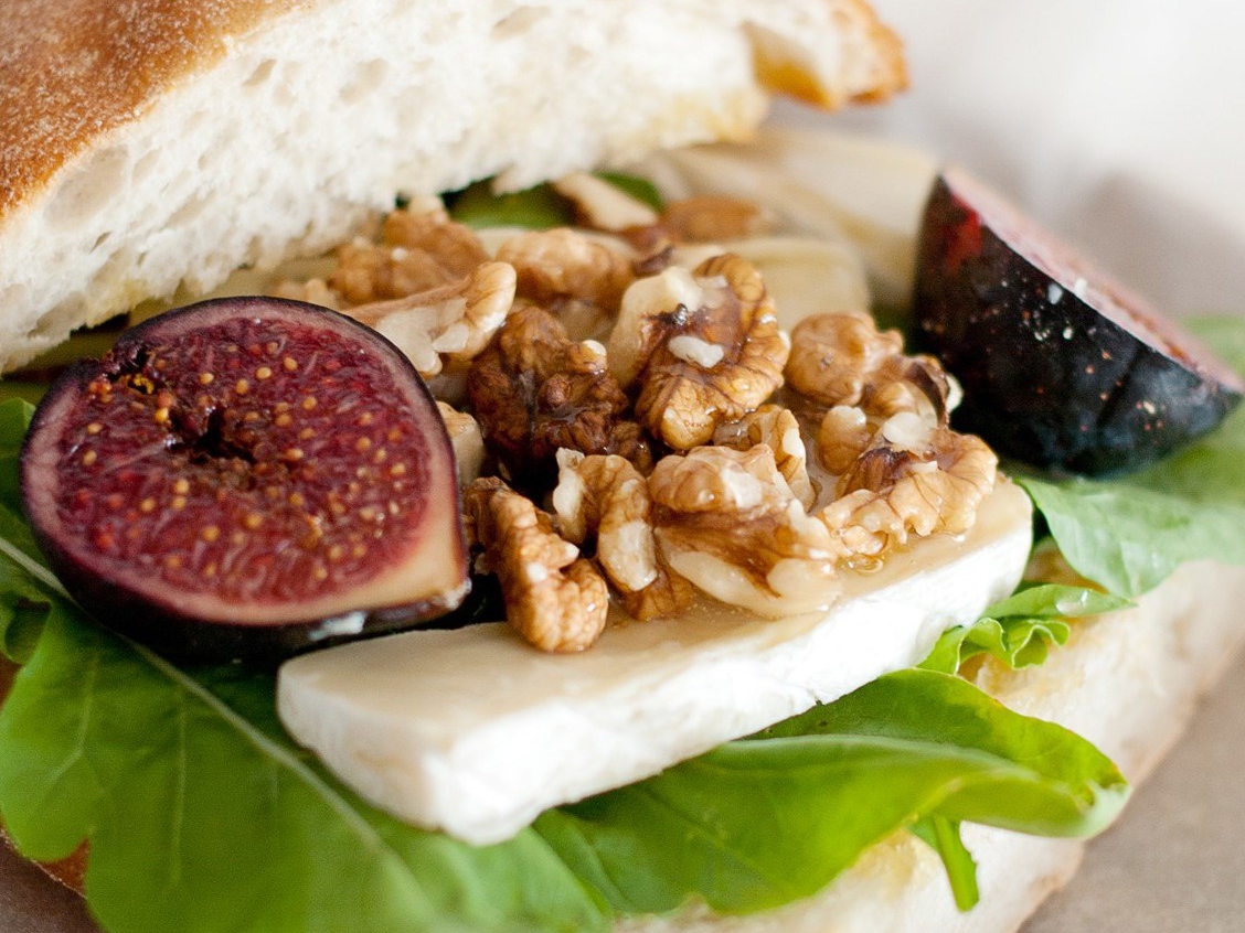 Morning Sandwich with Camembert and Fig