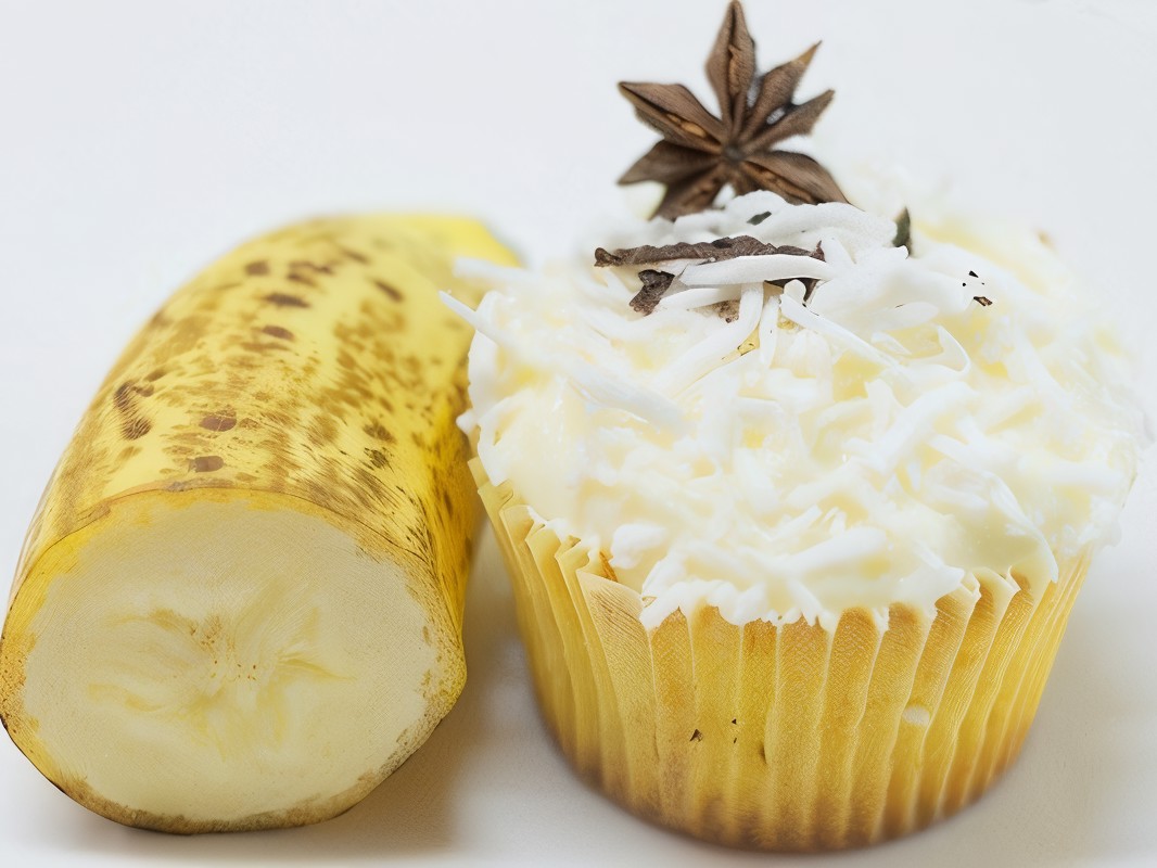 Vanilla Banana Cupcakes