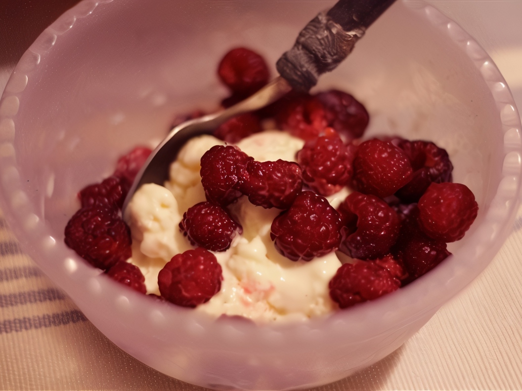 Vanilla Ice Cream with Fructose