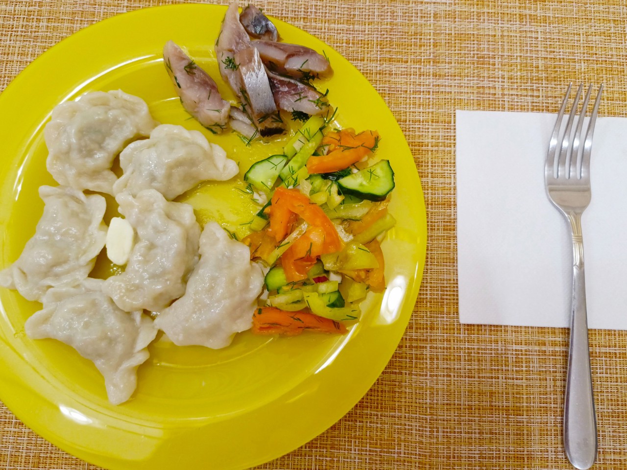 Dumplings with Potatoes and Onions