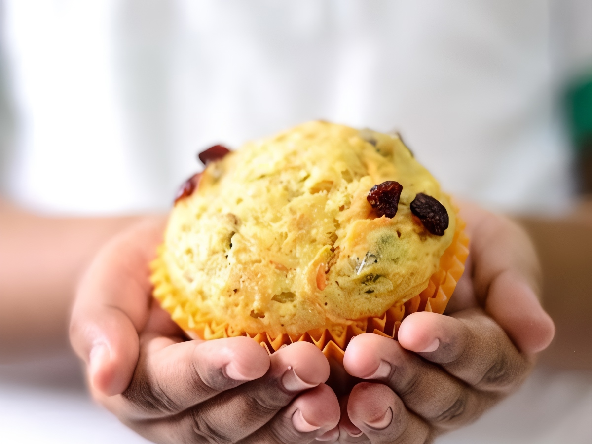 Vegan Carrot and Cranberry Muffins