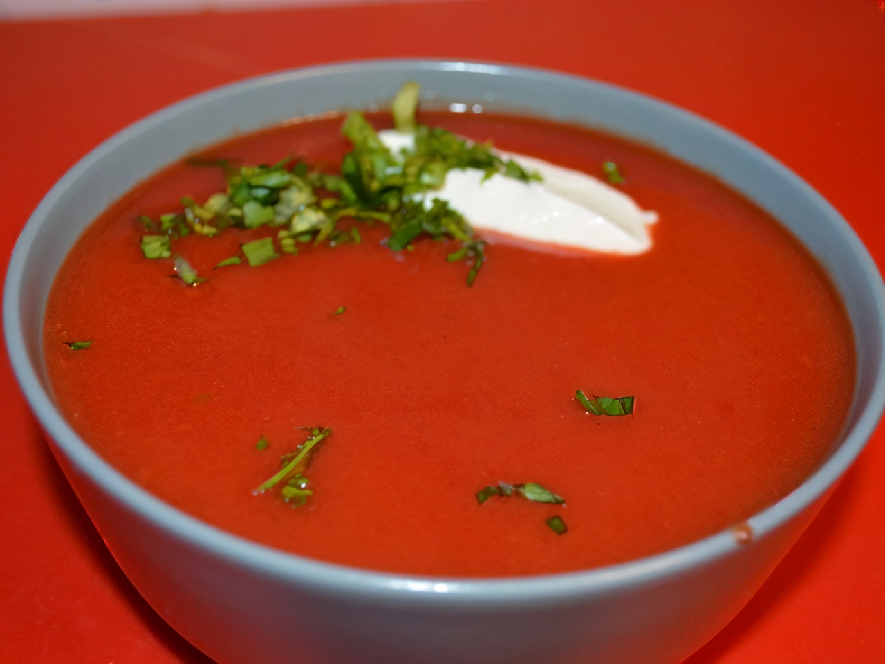 Vegetarian Spicy Beetroot Soup-Puree