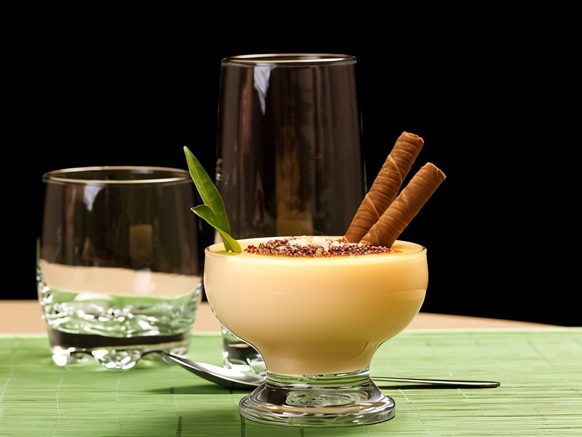 Wine Cream with Mint