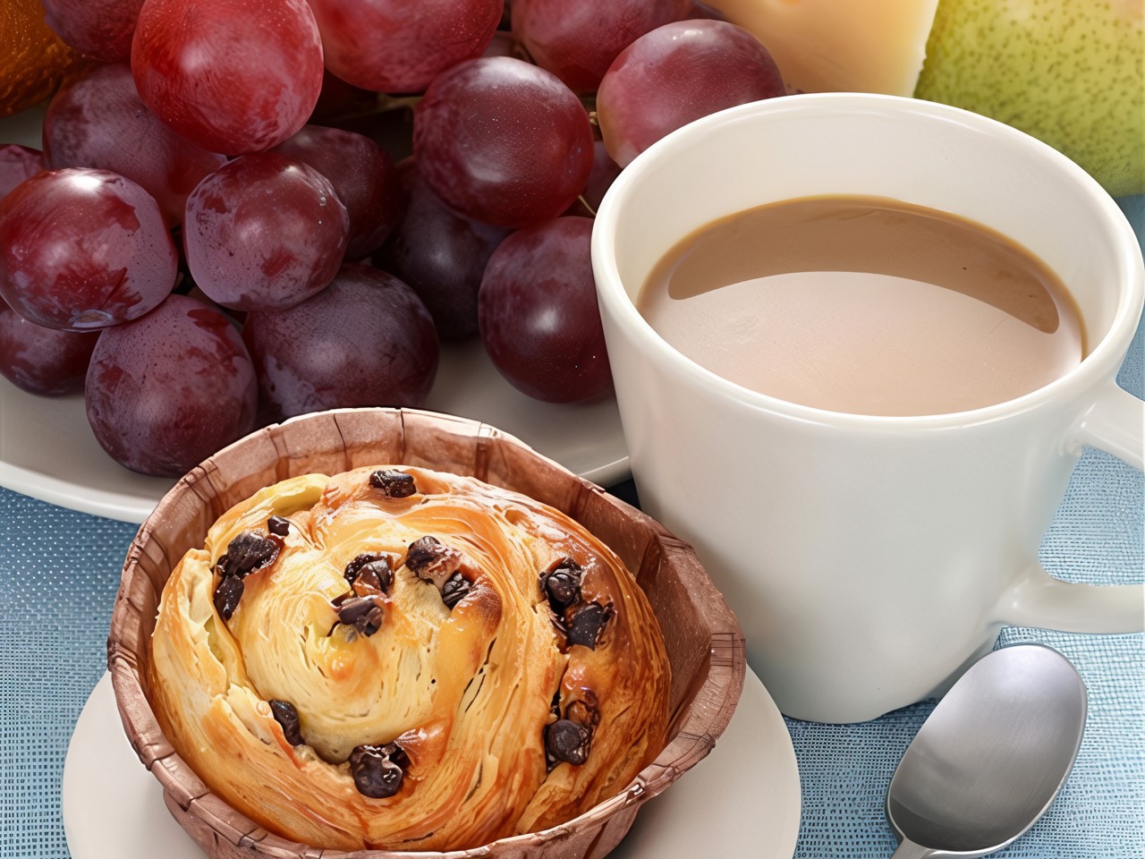 Grape Muffins with Vin Santo Dessert Wine