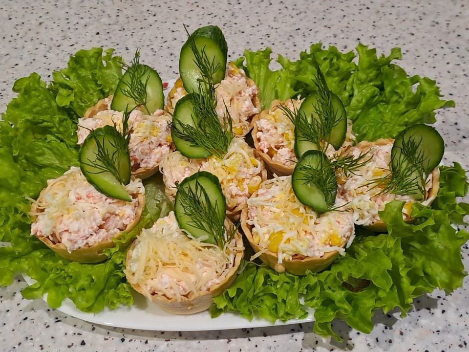 Crab Salad with Cheese