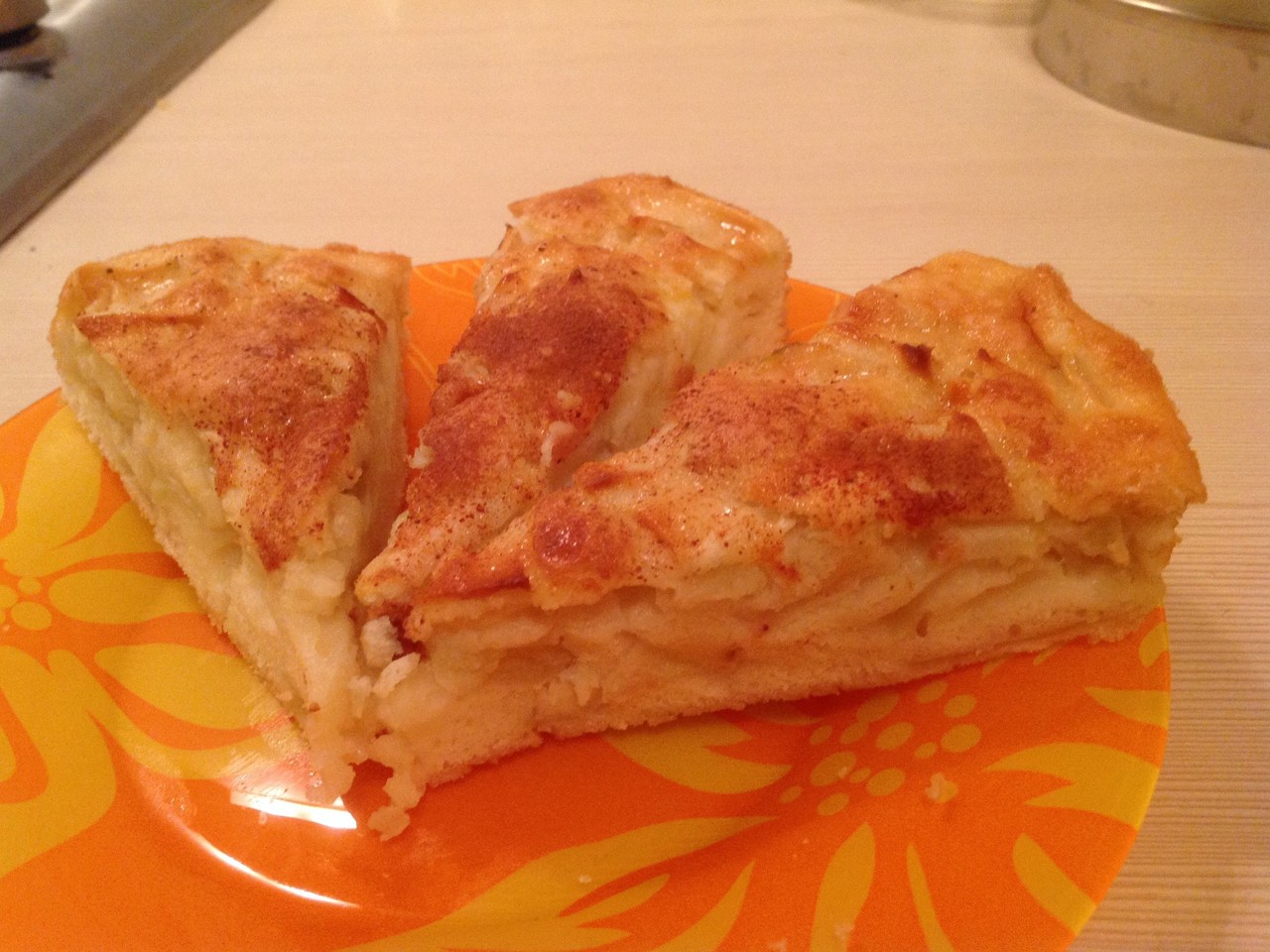 Fluffy Apple Cinnamon Charlotte