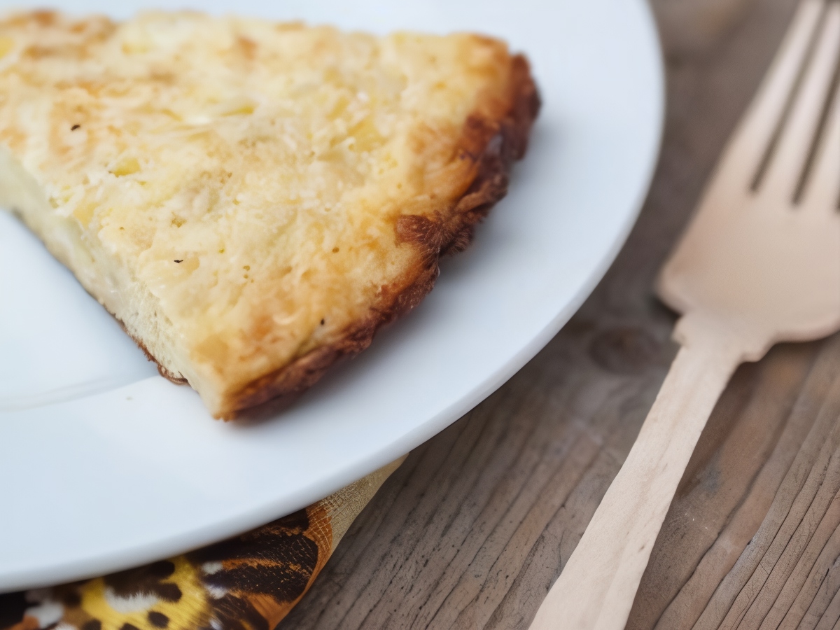 Apple Frittata with Cheddar