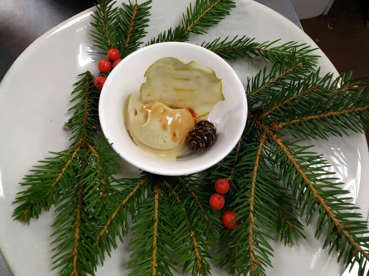 Apple Sorbet from Fresh Apple Juice