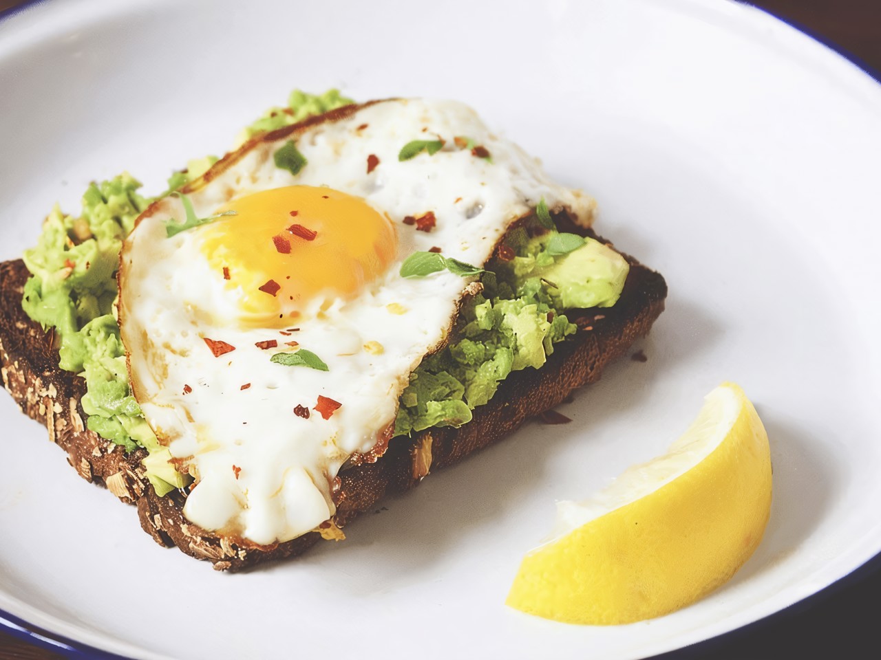 Eggs on Toast with Avocado