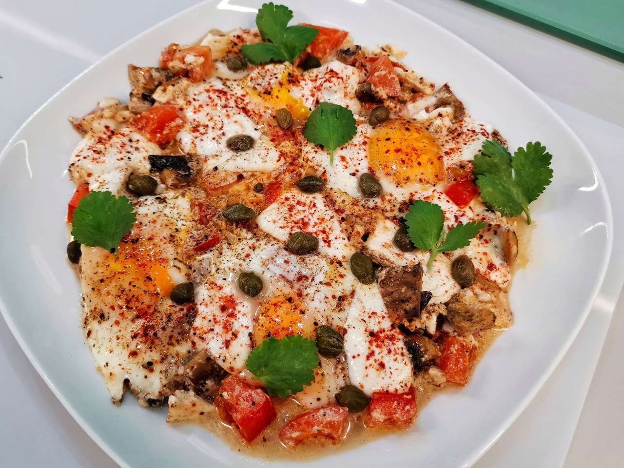 Eggs with Mushrooms