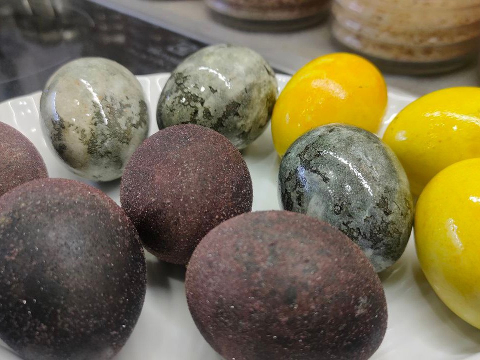 Eggs Dyed in Red Wine