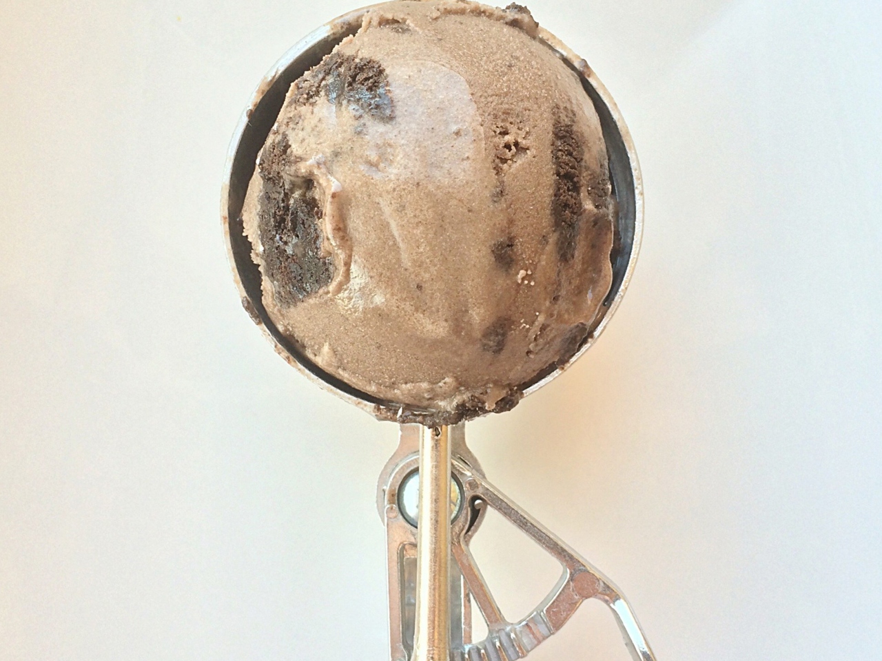 Frozen Yogurt with Chocolate Cookies