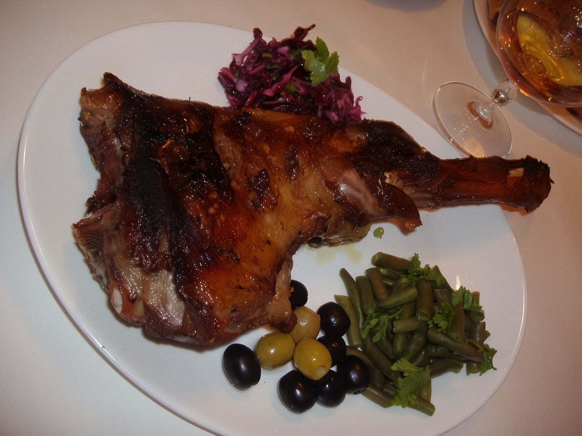 Roasted Lamb with Garlic and Oregano