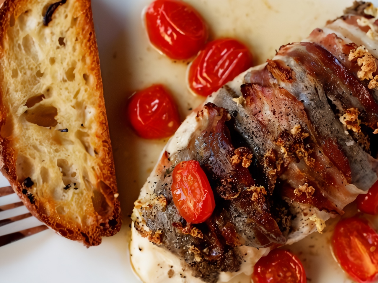 Baked Chicken with Tapenade