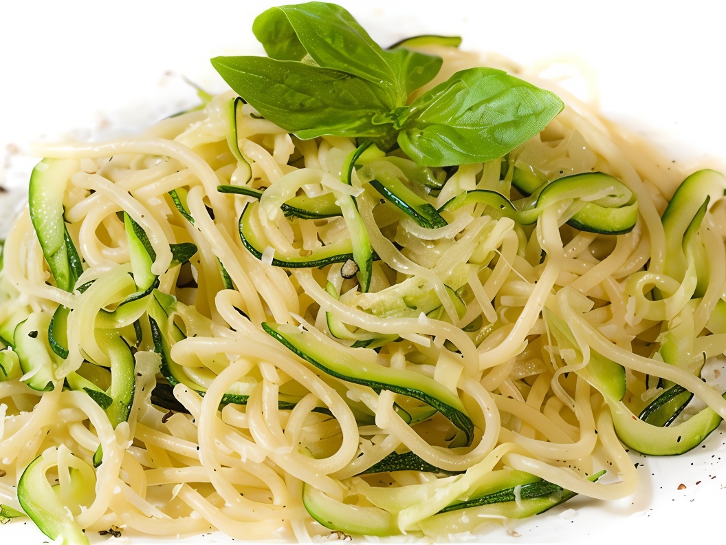 Baked Pasta with Zucchini and Cheese