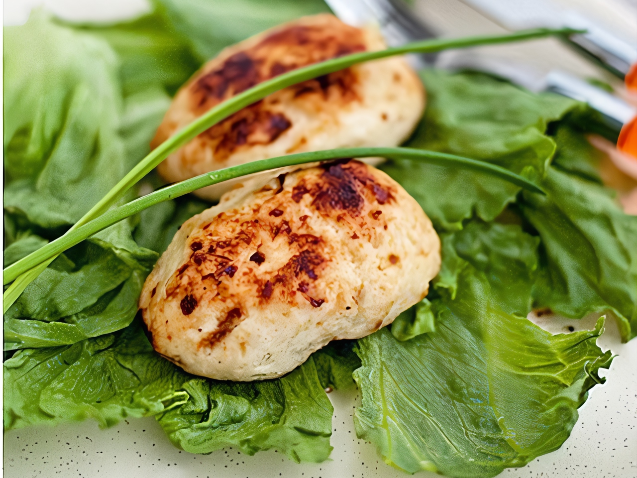 Baked Chicken Cutlets with Apple