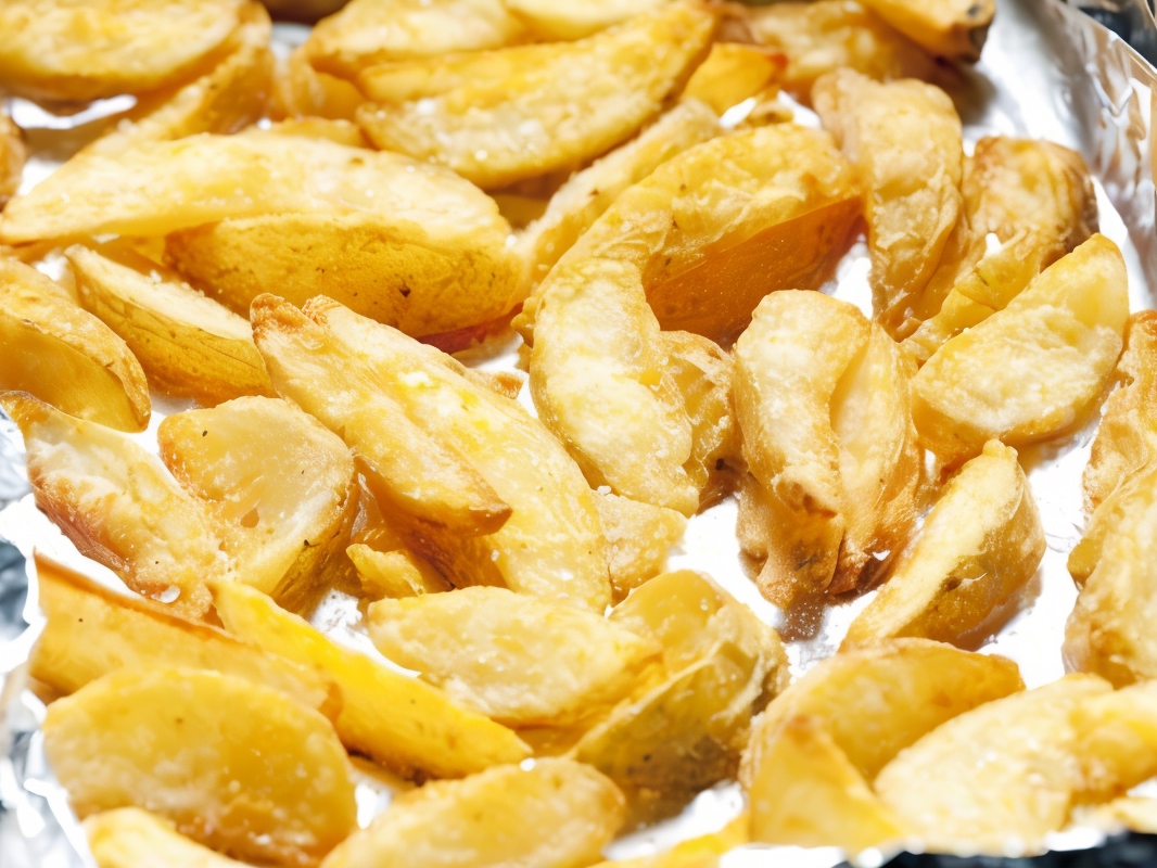 Grilled Potato Wedges with Onion