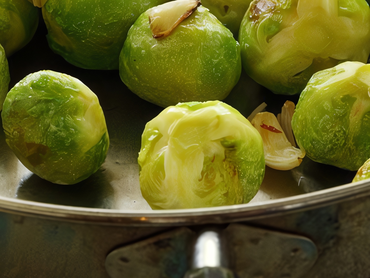 Roasted Brussels Sprouts with Caramelized Shallots
