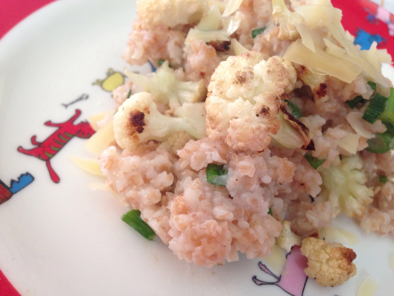 Baked Cauliflower with Spelt