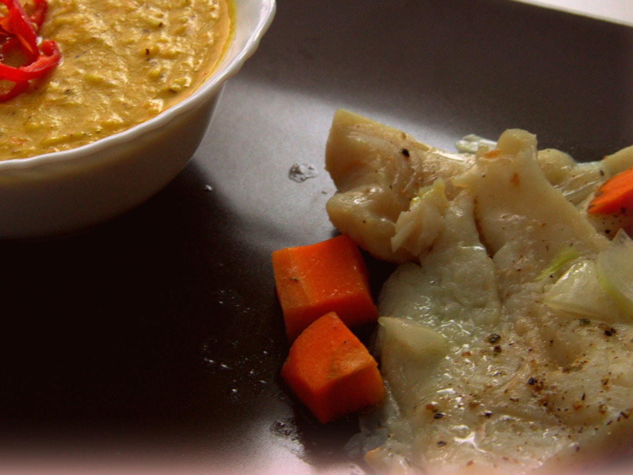 Baked Fish with Vegetable Aroma