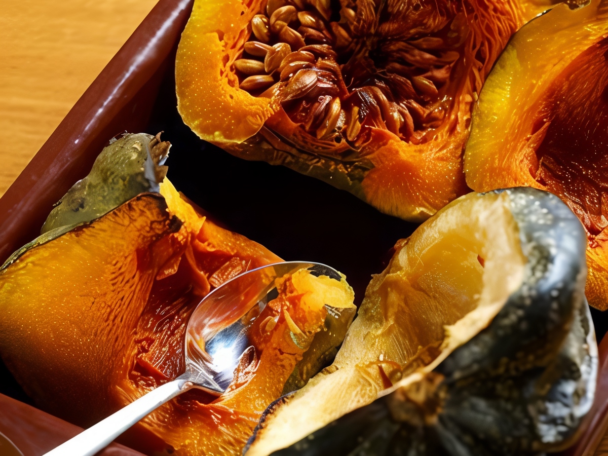 Baked Acorn Squash with Maple Syrup