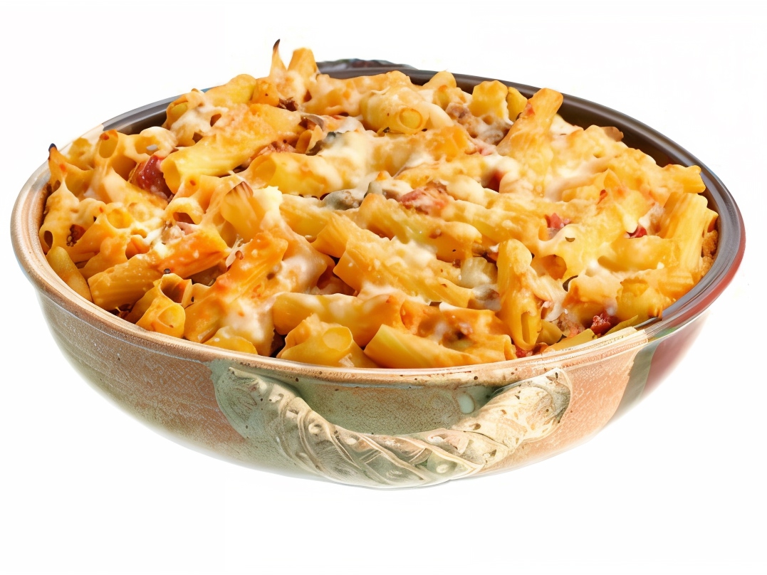 Baked Golden Pasta with Cheese